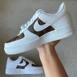 Custom Nike Airforce 1s x Louis Vutton